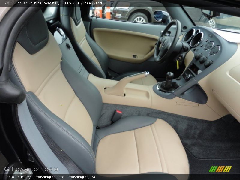 Deep Blue / Steel/Sand 2007 Pontiac Solstice Roadster