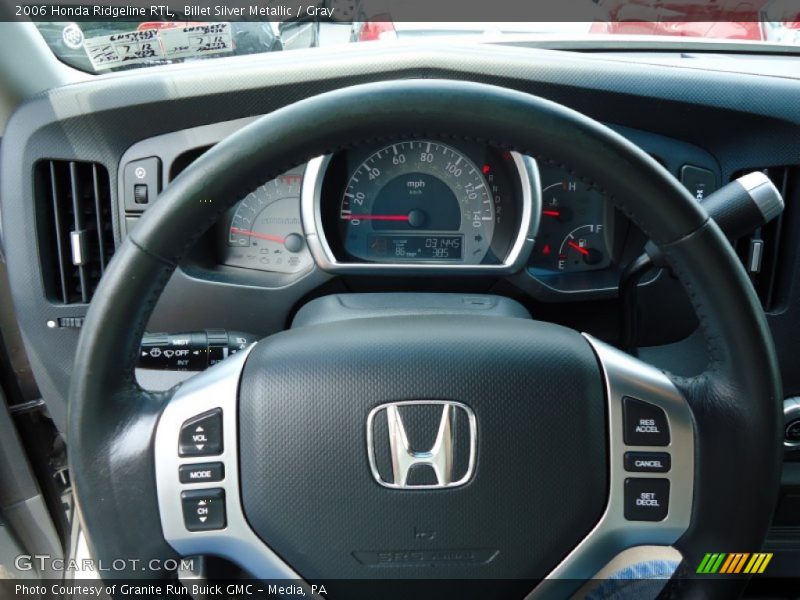 Billet Silver Metallic / Gray 2006 Honda Ridgeline RTL