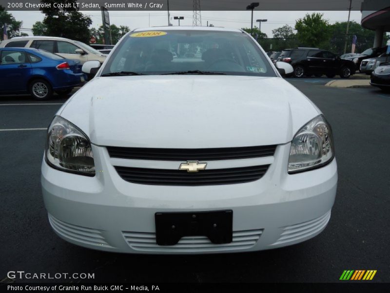 Summit White / Gray 2008 Chevrolet Cobalt LT Sedan
