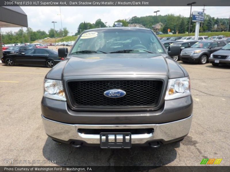 Dark Shadow Grey Metallic / Medium/Dark Flint 2006 Ford F150 XLT SuperCrew 4x4