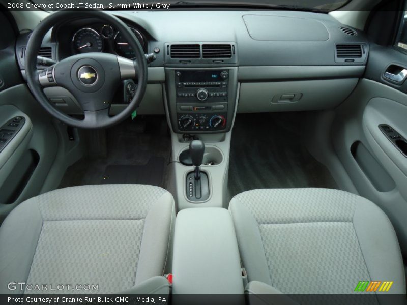 Summit White / Gray 2008 Chevrolet Cobalt LT Sedan