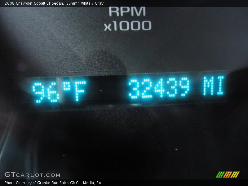 Summit White / Gray 2008 Chevrolet Cobalt LT Sedan