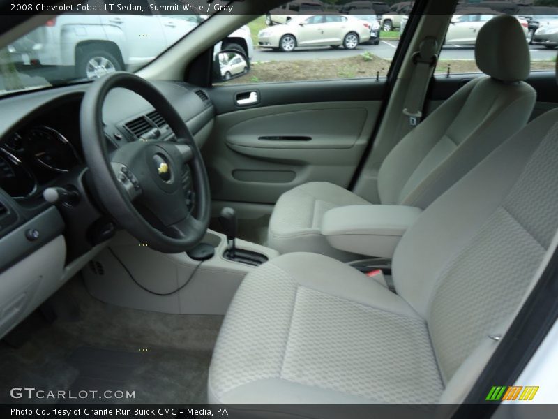 Summit White / Gray 2008 Chevrolet Cobalt LT Sedan