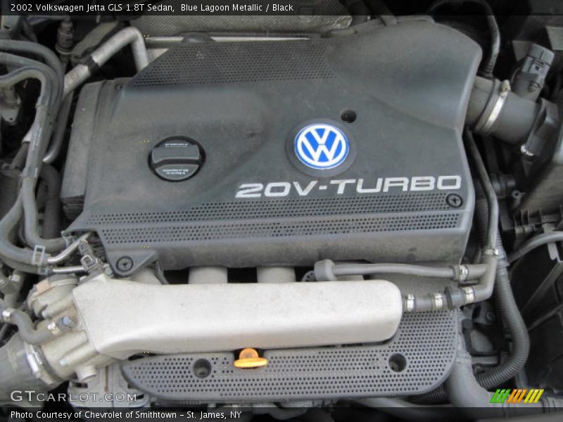 Blue Lagoon Metallic / Black 2002 Volkswagen Jetta GLS 1.8T Sedan