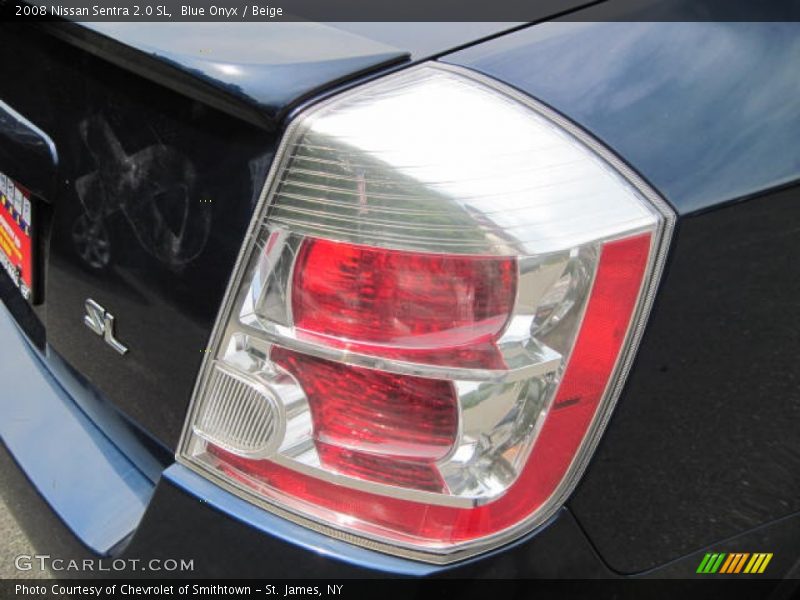 Blue Onyx / Beige 2008 Nissan Sentra 2.0 SL