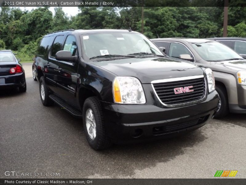 Carbon Black Metallic / Ebony 2011 GMC Yukon XL SLE 4x4