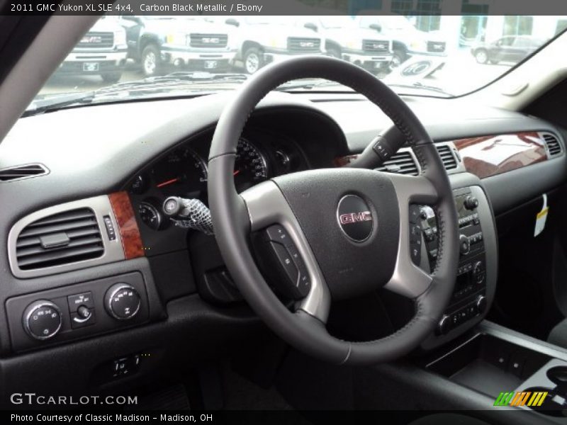 Carbon Black Metallic / Ebony 2011 GMC Yukon XL SLE 4x4