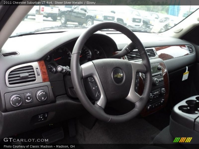 Sheer Silver Metallic / Ebony 2011 Chevrolet Suburban LT 4x4