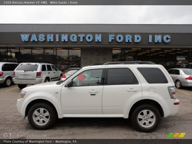 White Suede / Stone 2009 Mercury Mariner V6 4WD