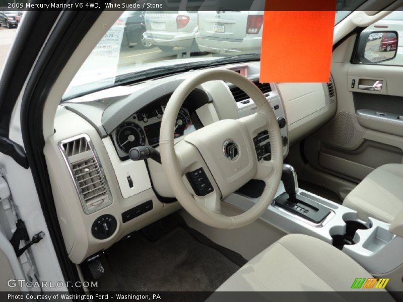 White Suede / Stone 2009 Mercury Mariner V6 4WD