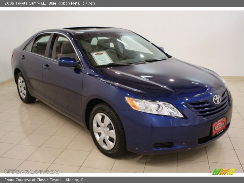 Blue Ribbon Metallic / Ash 2009 Toyota Camry LE