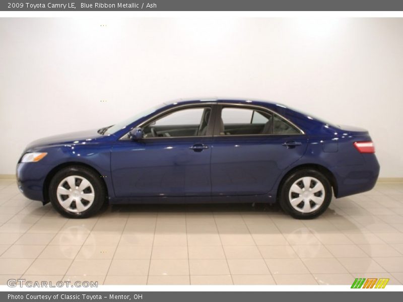 Blue Ribbon Metallic / Ash 2009 Toyota Camry LE