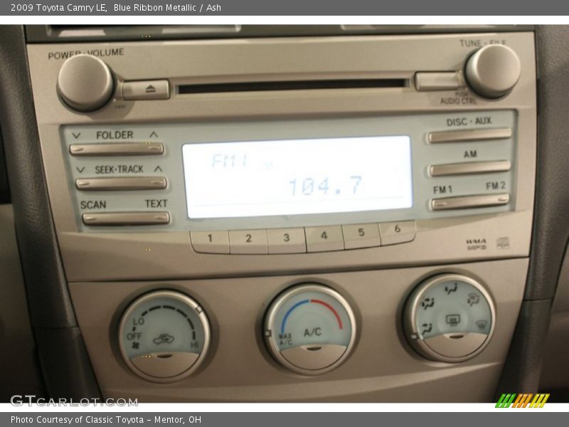 Blue Ribbon Metallic / Ash 2009 Toyota Camry LE