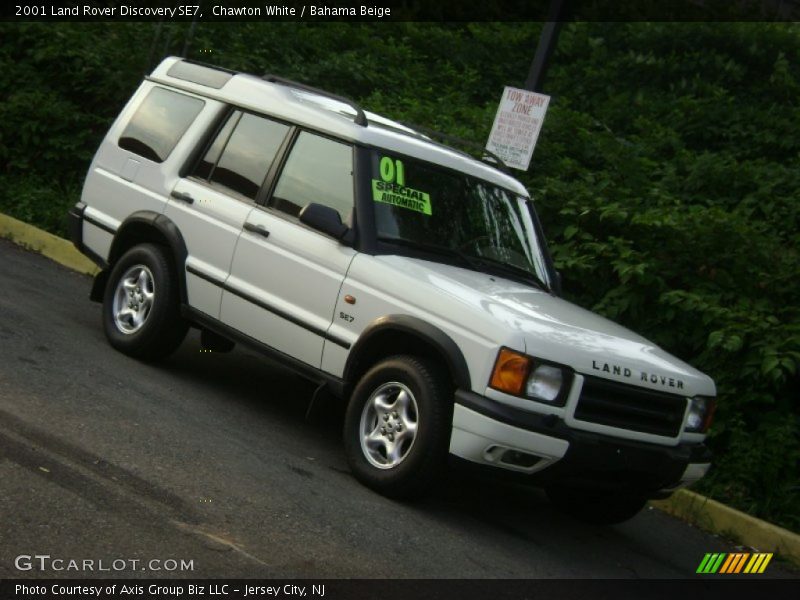 Chawton White / Bahama Beige 2001 Land Rover Discovery SE7