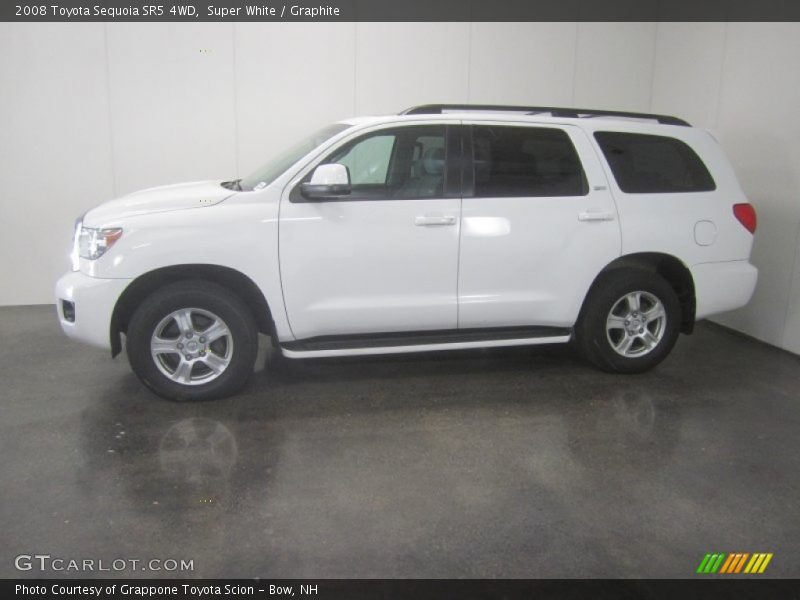 Super White / Graphite 2008 Toyota Sequoia SR5 4WD