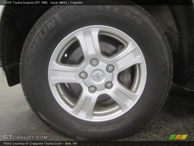 Super White / Graphite 2008 Toyota Sequoia SR5 4WD
