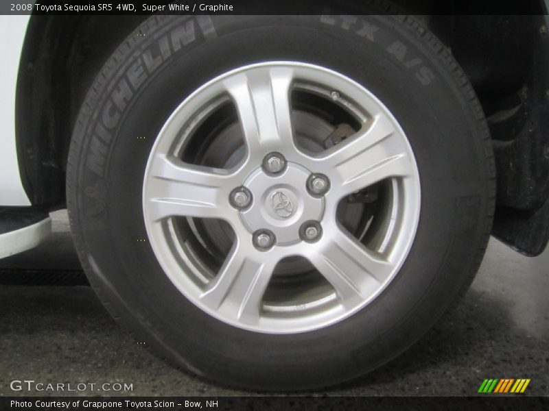Super White / Graphite 2008 Toyota Sequoia SR5 4WD