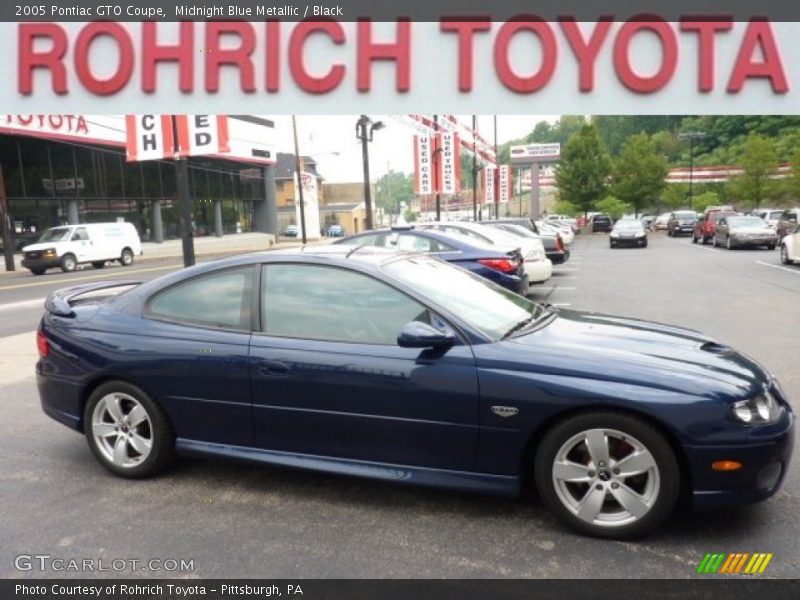 Midnight Blue Metallic / Black 2005 Pontiac GTO Coupe