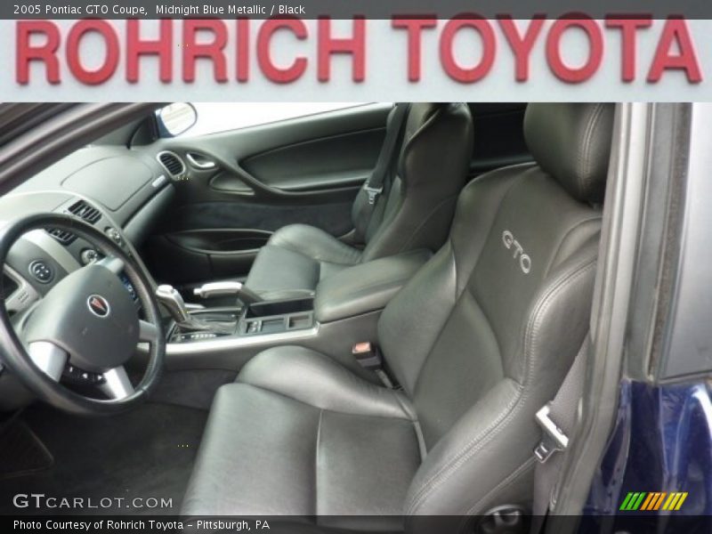 Midnight Blue Metallic / Black 2005 Pontiac GTO Coupe