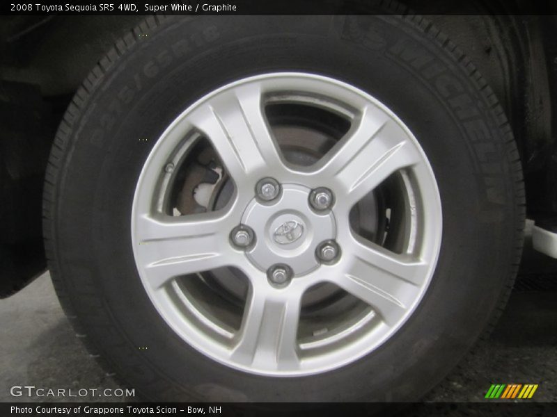 Super White / Graphite 2008 Toyota Sequoia SR5 4WD