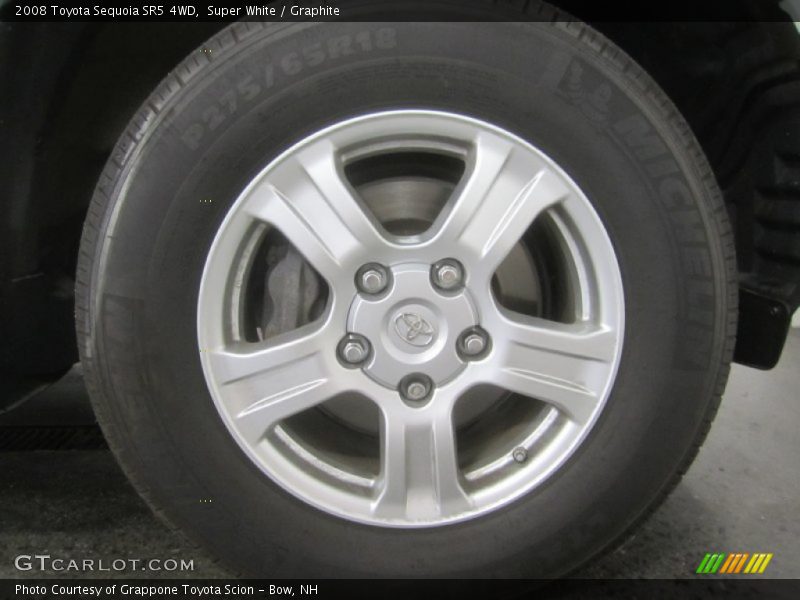 Super White / Graphite 2008 Toyota Sequoia SR5 4WD