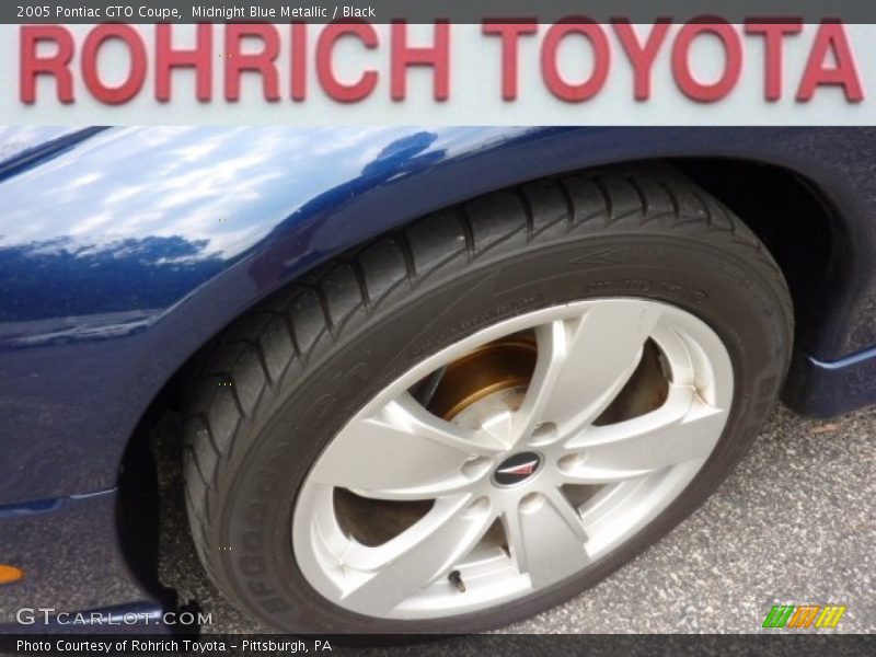 Midnight Blue Metallic / Black 2005 Pontiac GTO Coupe