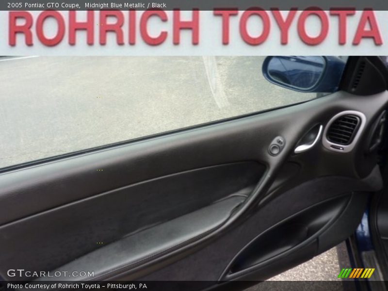 Midnight Blue Metallic / Black 2005 Pontiac GTO Coupe