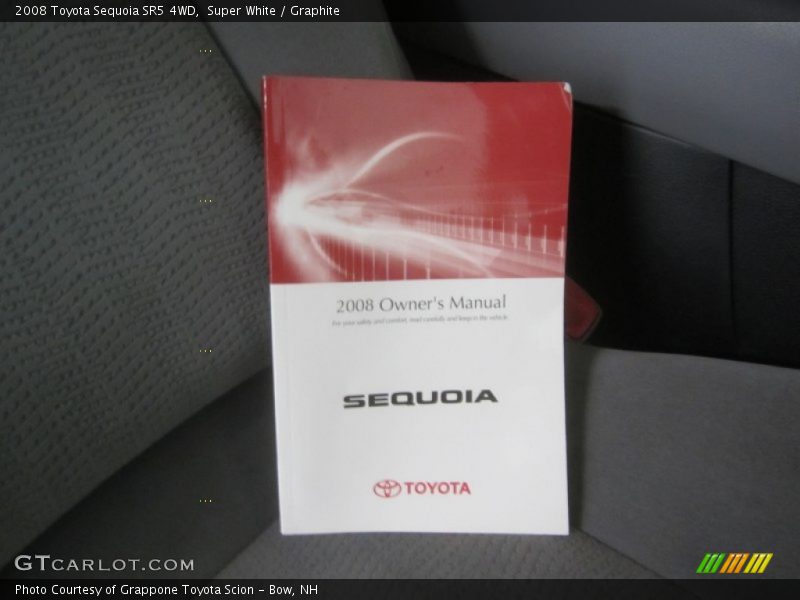 Super White / Graphite 2008 Toyota Sequoia SR5 4WD