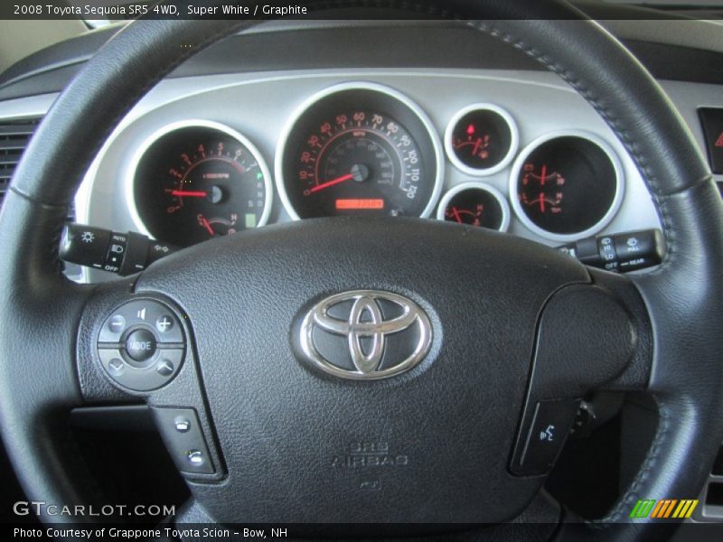 Super White / Graphite 2008 Toyota Sequoia SR5 4WD