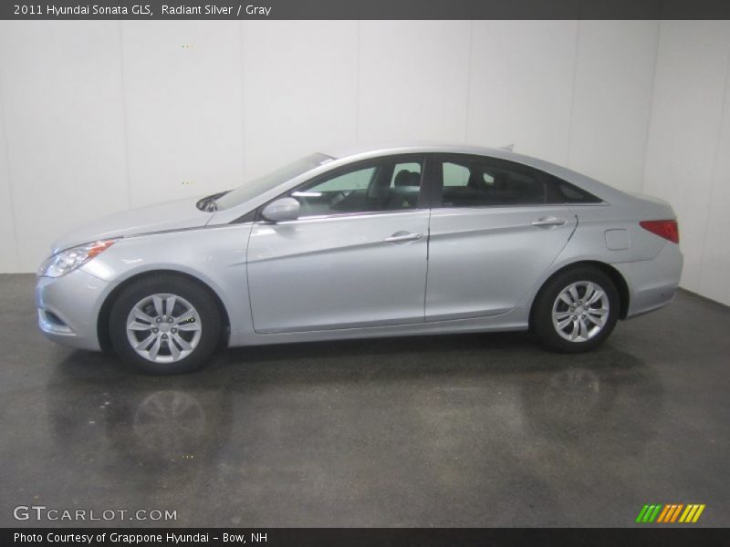 Radiant Silver / Gray 2011 Hyundai Sonata GLS