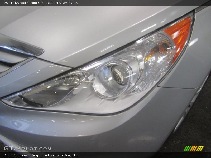 Radiant Silver / Gray 2011 Hyundai Sonata GLS