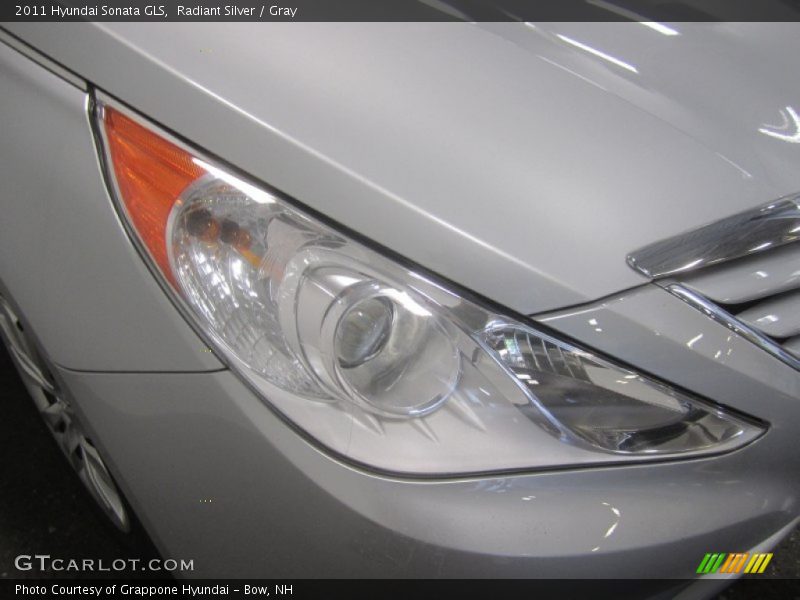 Radiant Silver / Gray 2011 Hyundai Sonata GLS