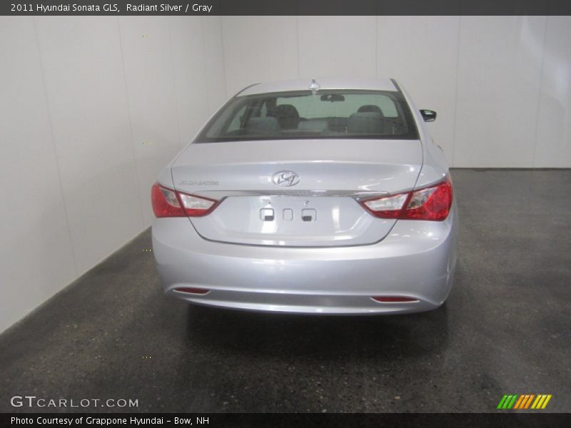 Radiant Silver / Gray 2011 Hyundai Sonata GLS