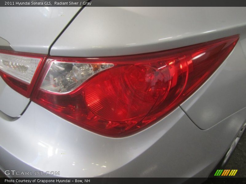 Radiant Silver / Gray 2011 Hyundai Sonata GLS