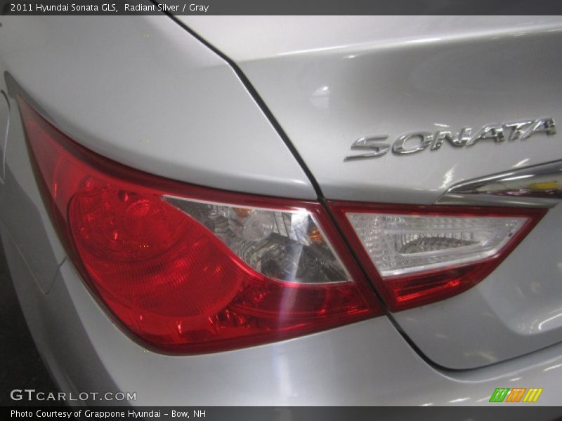 Radiant Silver / Gray 2011 Hyundai Sonata GLS