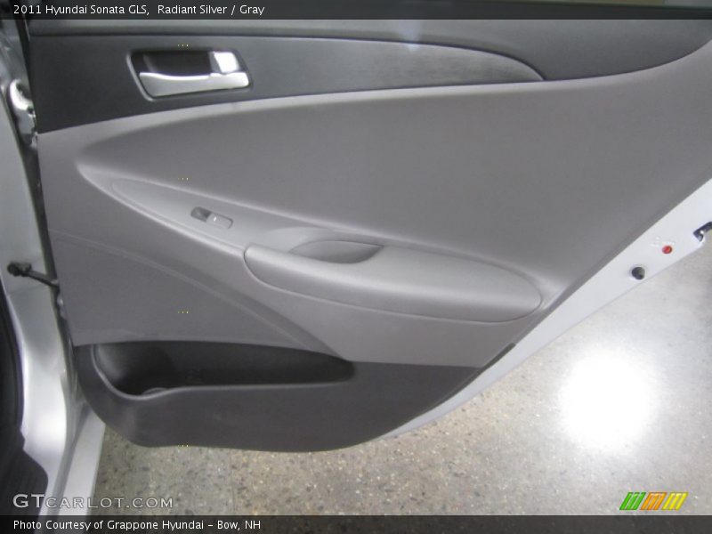 Radiant Silver / Gray 2011 Hyundai Sonata GLS