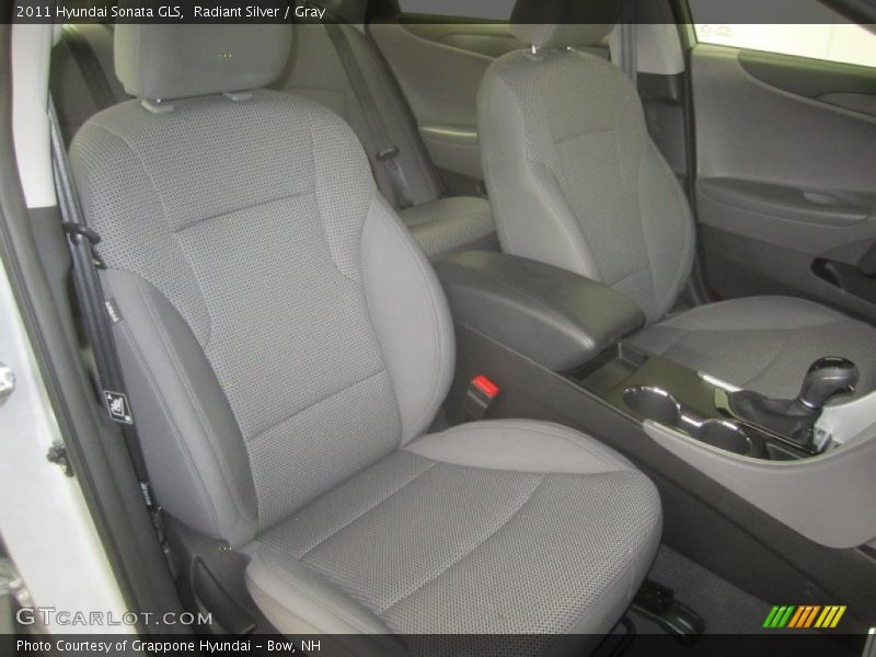 Radiant Silver / Gray 2011 Hyundai Sonata GLS