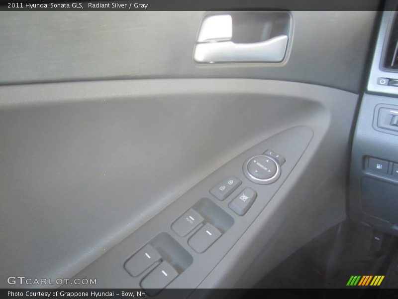 Radiant Silver / Gray 2011 Hyundai Sonata GLS