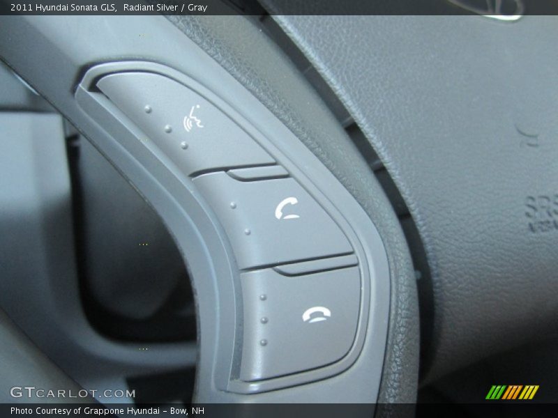 Radiant Silver / Gray 2011 Hyundai Sonata GLS