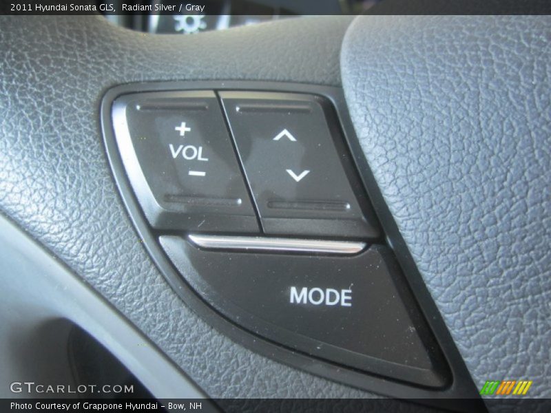 Radiant Silver / Gray 2011 Hyundai Sonata GLS