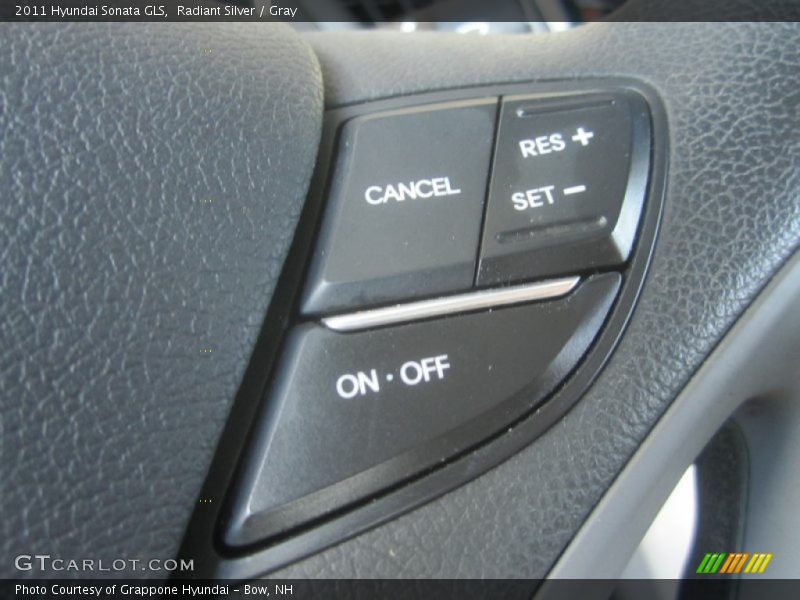 Radiant Silver / Gray 2011 Hyundai Sonata GLS