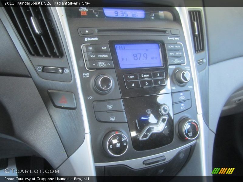 Radiant Silver / Gray 2011 Hyundai Sonata GLS
