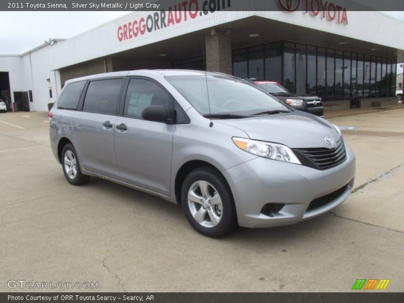 Silver Sky Metallic / Light Gray 2011 Toyota Sienna