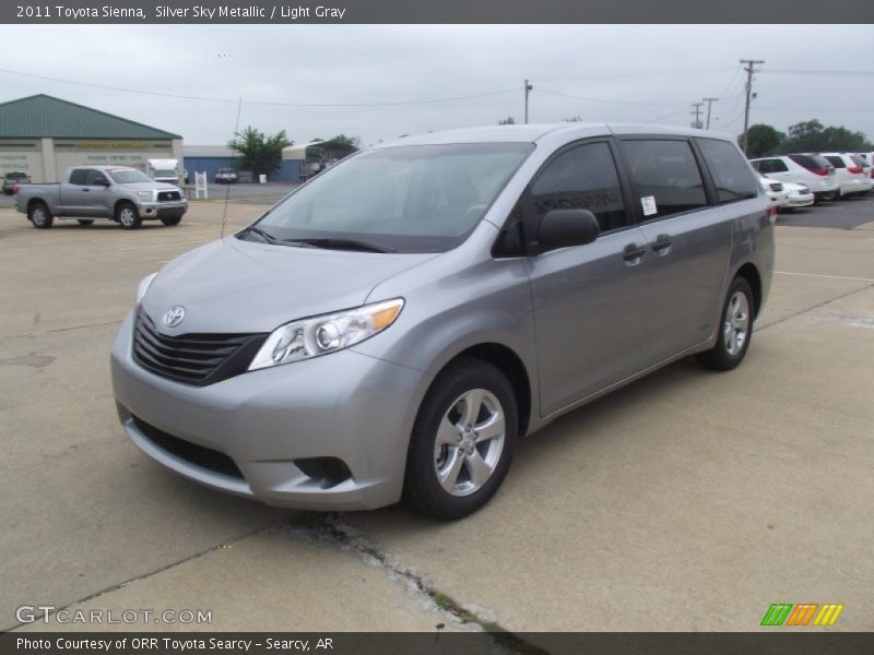 Silver Sky Metallic / Light Gray 2011 Toyota Sienna