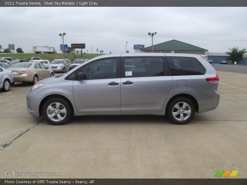 Silver Sky Metallic / Light Gray 2011 Toyota Sienna