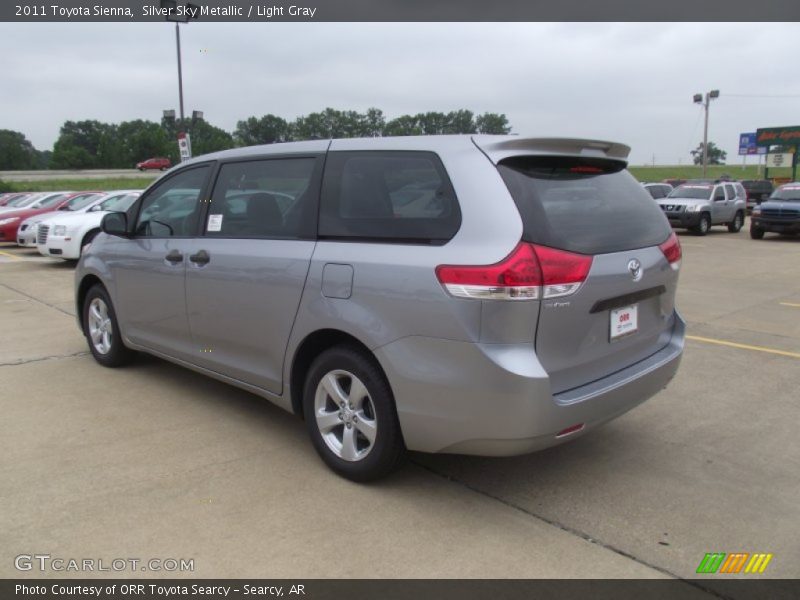 Silver Sky Metallic / Light Gray 2011 Toyota Sienna