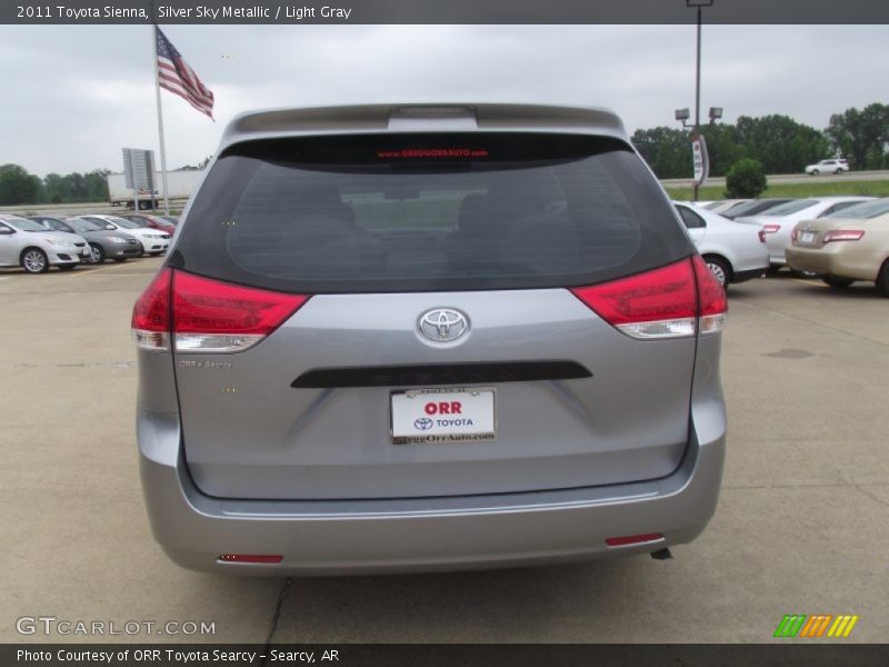 Silver Sky Metallic / Light Gray 2011 Toyota Sienna