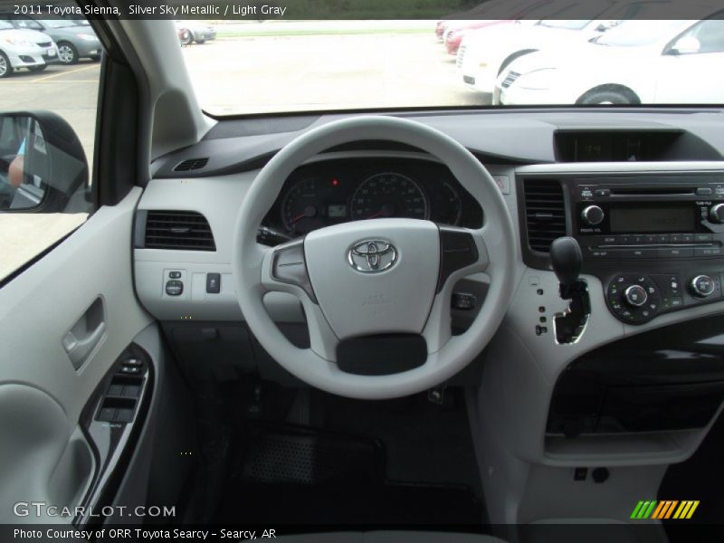 Silver Sky Metallic / Light Gray 2011 Toyota Sienna