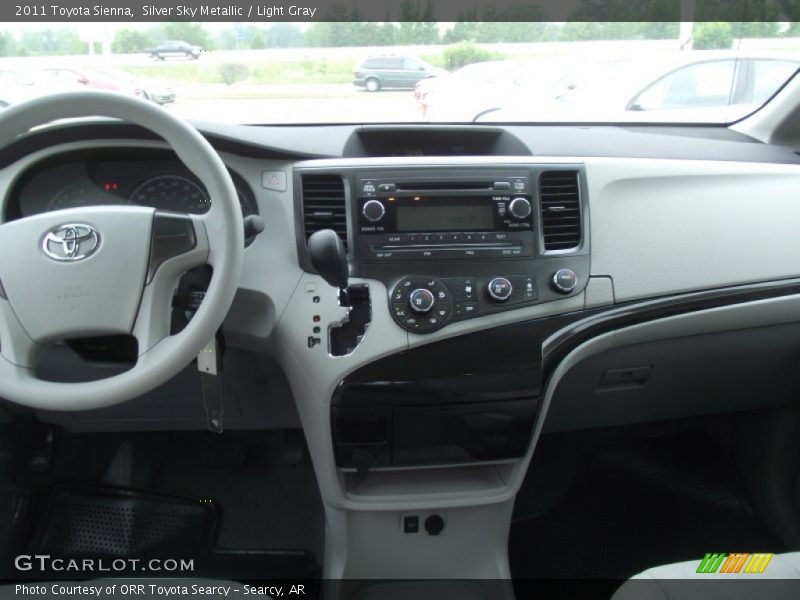 Silver Sky Metallic / Light Gray 2011 Toyota Sienna