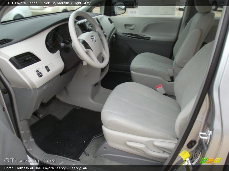 Silver Sky Metallic / Light Gray 2011 Toyota Sienna